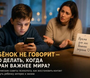 Ребёнок не говорит: что делать, когда экран важнее мира